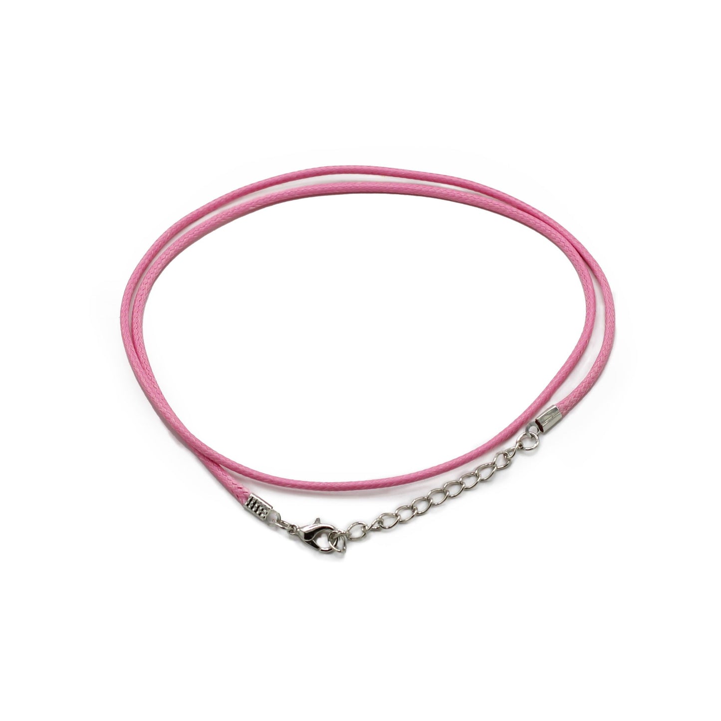 Waxed Pendant Cord - 2mm x 55cm - Pink 102