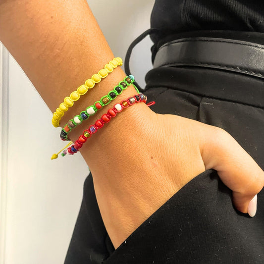 Handmade Friendship Bracelets - Tiny Forever Beads (asst)
