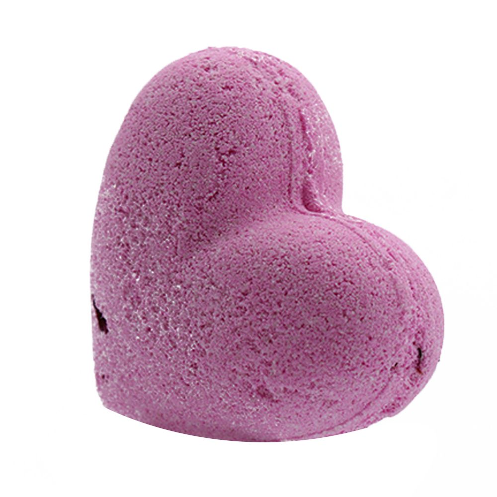 Love Heart Bath Bomb 70g - Ylang & Rose
