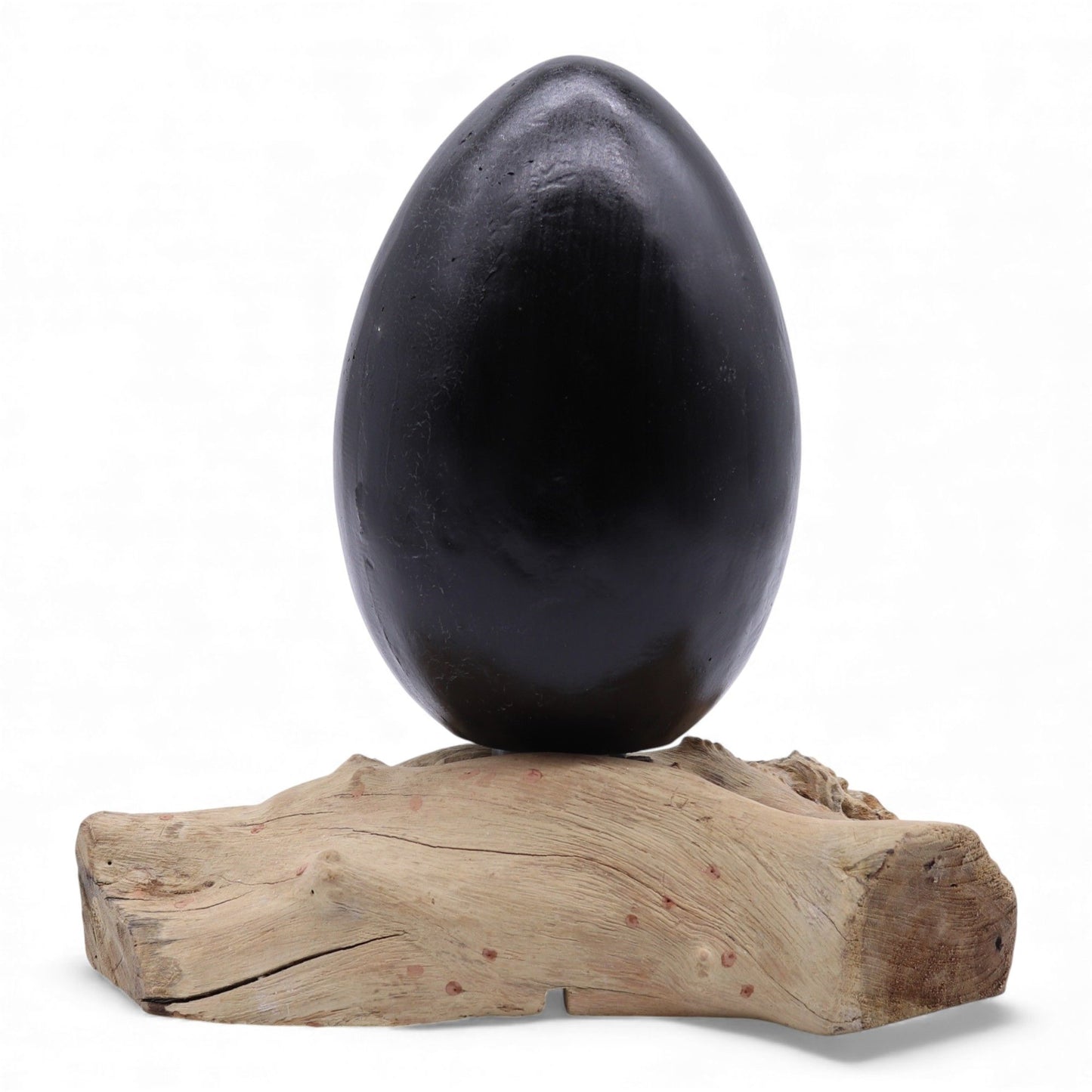 DriftGlow Lamp Crackle Lava Egg Shade - Grey