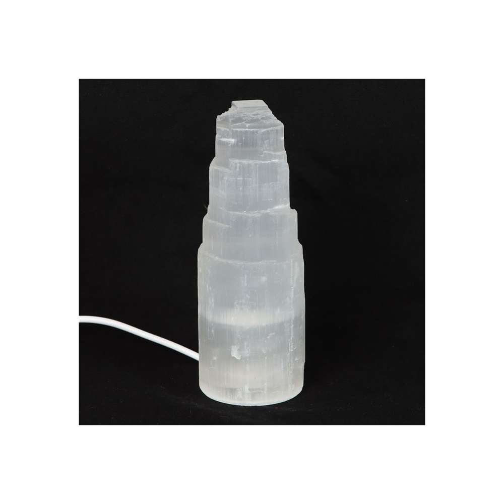 15cm Selenite Mountain Lamp