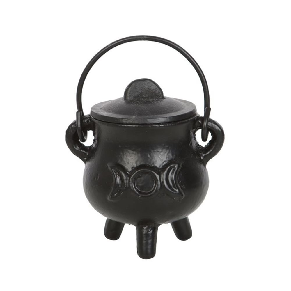 7.5cm Cast Iron Cauldron with Triple Moon