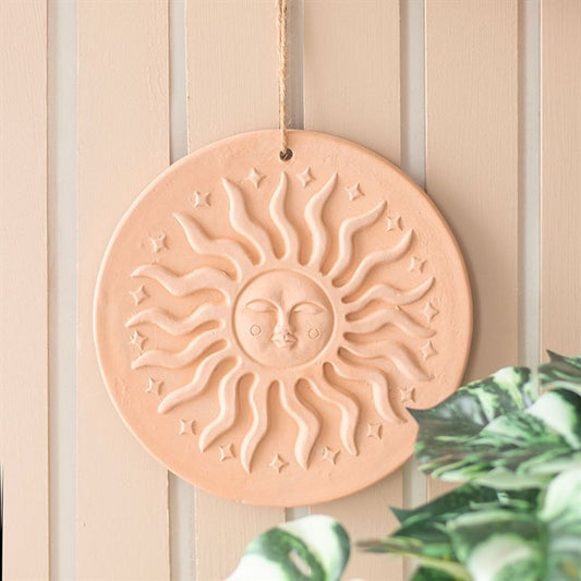 Terracotta Sun Plaque