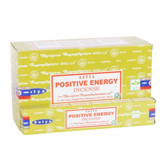 12 Packs of Positive Energy Incense Stick by SATYA