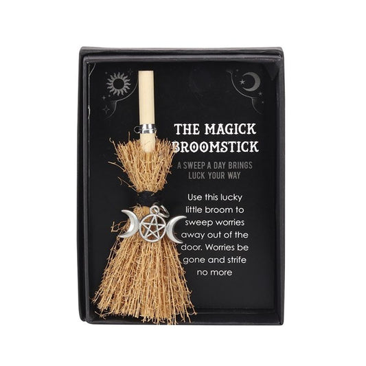 Triple Moon Mini Magick Broomstick