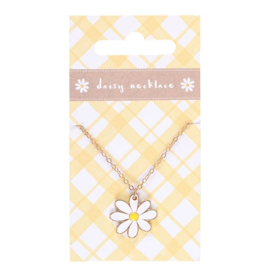 Beautiful Daisy Pendant Necklace