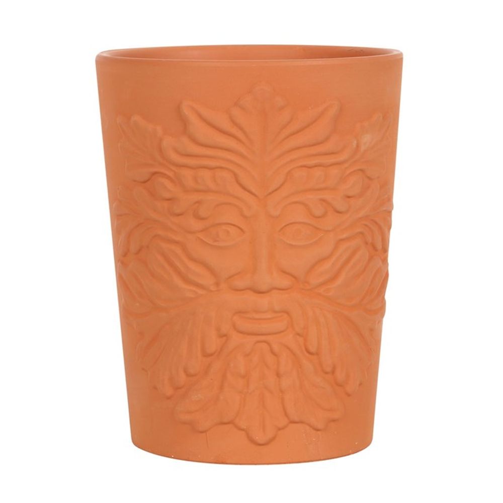 16cm Green Man Terracotta Plant Pot