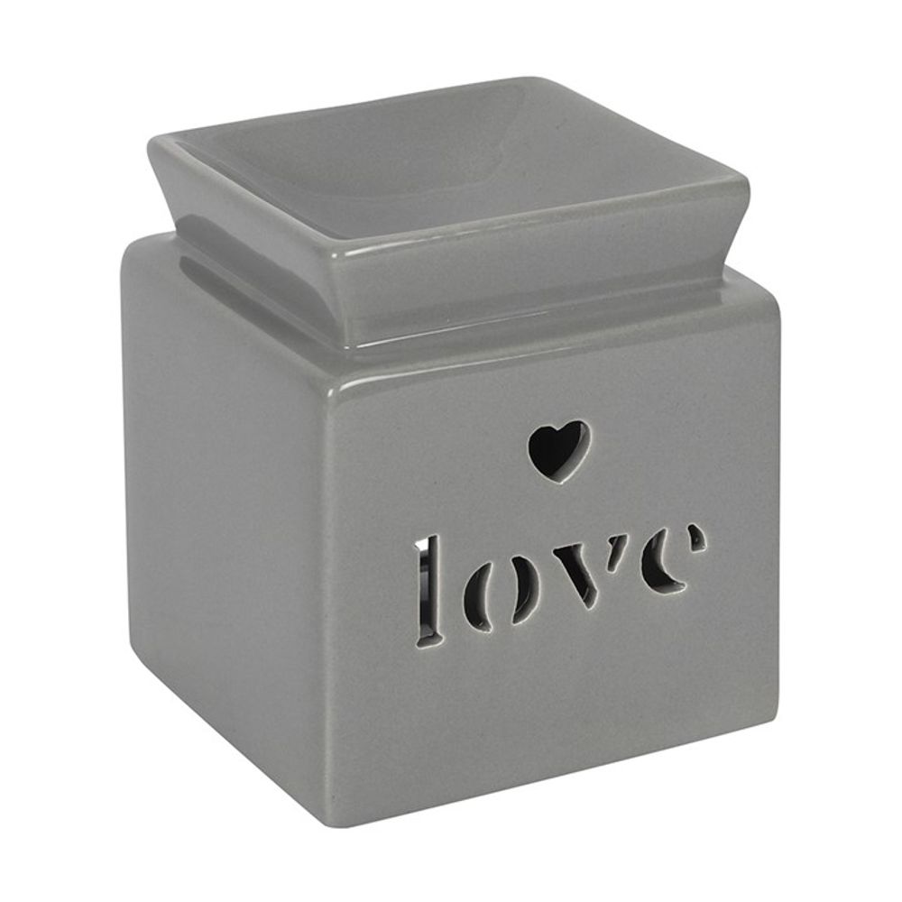 Grey Love Cut Out Oil Burner