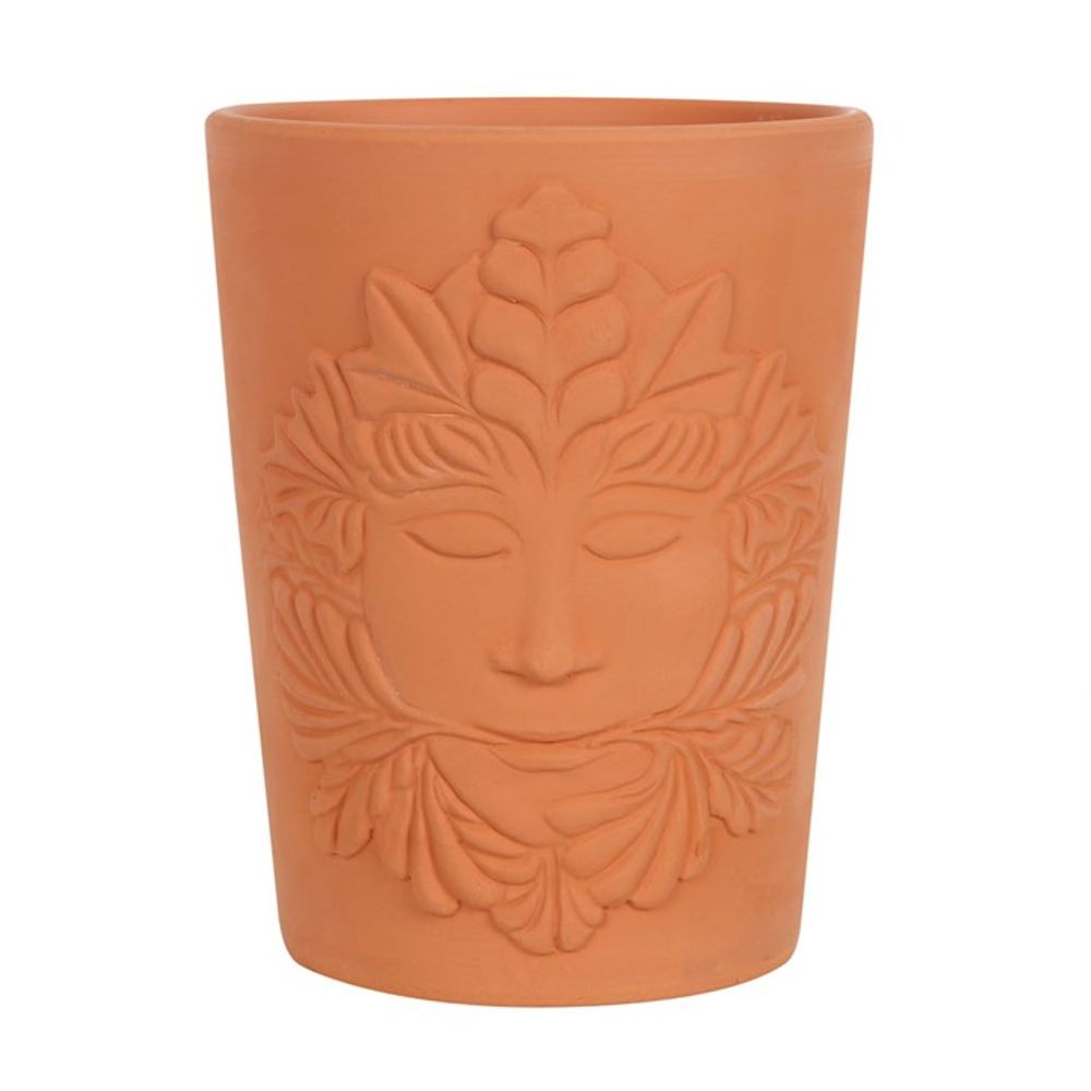 16cm Green Goddess Terracotta Plant Pot